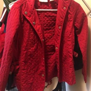 Red jacket